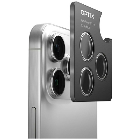 Szkło na obiektyw aparatu UNIQ Optix     Aluminium Camera Lens Protector do iPhone Air z aplikatorem złoty