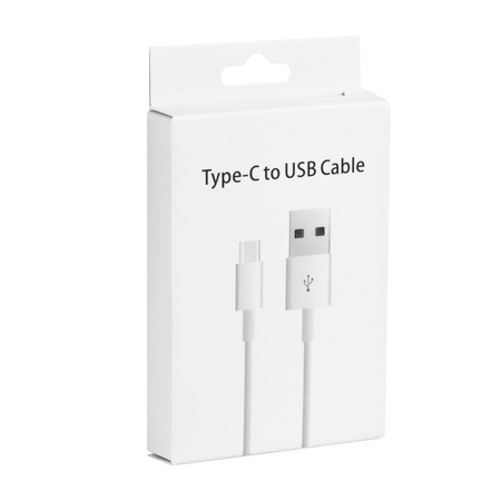 Kabel USB do Typ C 3.0 HD2 1 metr biały BOX