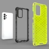 Honeycomb case armored cover with a gel frame for Samsung Galaxy A03s (166.5) black