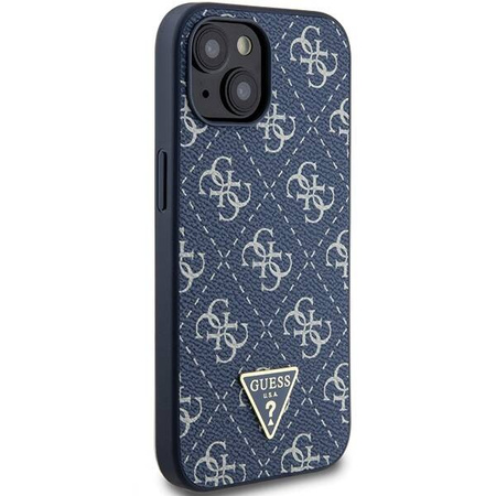 Oryginalne Etui GUESS hardcase 4G Triangle Metal Logo GUHCP15MPG4GPB do Iphone 14 Plus/ 15 Plus niebieski