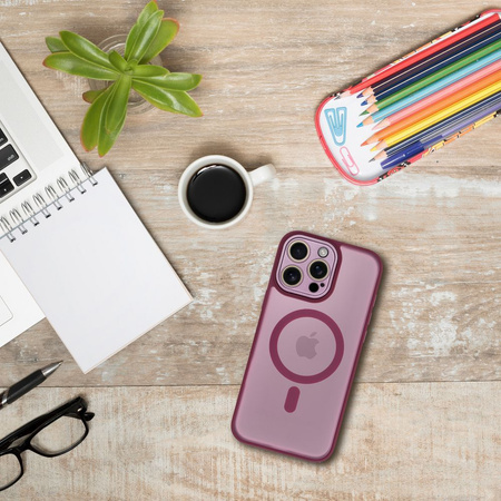 Futerał VARIETE MAG COVER kompatybilny z MagSafe do SAMSUNG S26 Ultra fioletowy