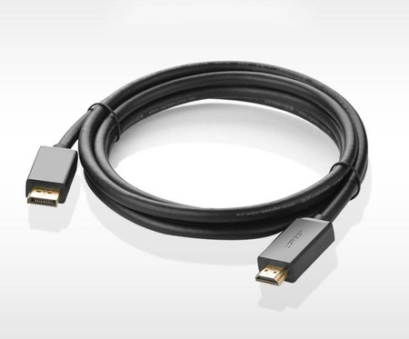 Ugreen kabel przewód HDMI - DisplayPort 4K 30 Hz 32 AWG 2 m czarny (DP101 10202)