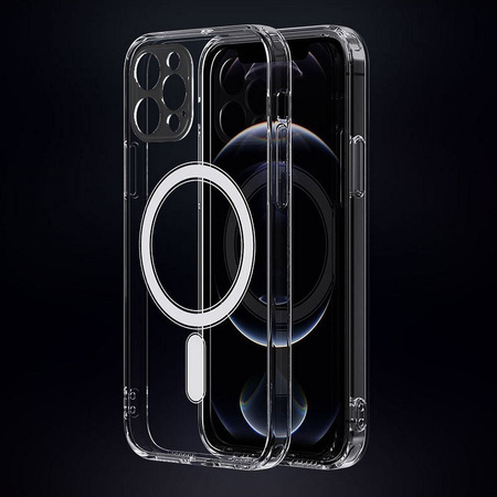 Futerał Clear Mag Cover z ochroną aparatu kompatybilny z MagSafe do IPHONE 15 PRO MAX
