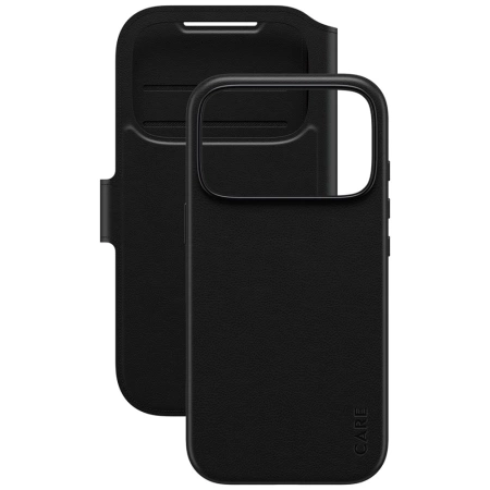 CARE by PanzerGlass Feature Tango 2in1 Wallet Case MagSafe for iPhone 17 Pro - Black