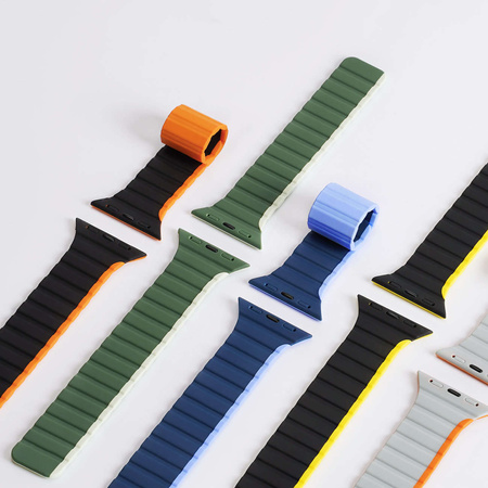 Magnetarmband für Apple Watch SE, 8, 7, 6, 5, 4, 3, 2, 1 (41, 40, 38 mm) Dux Ducis Armband (LD-Version) – Blau