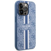 Guess GUHMP14LP4RPSB iPhone 14 Pro 6.1" blue/blue hardcase 4G Printed Stripes MagSafe