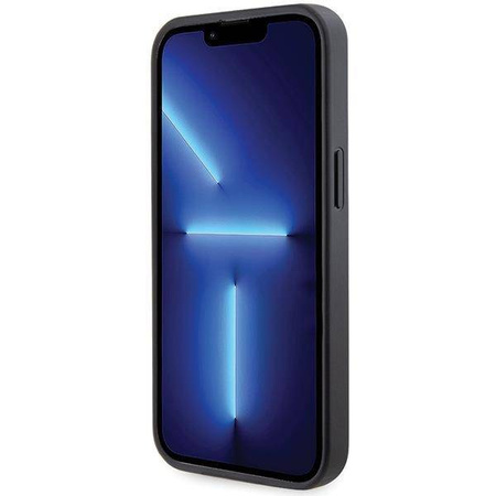 Original Case IPHONE 13 PRO Guess Hardcase Crossbody 4G Metal Logo (GUHCP13LP4TDSCPK) black