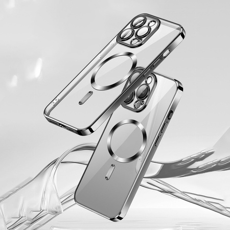 Vmax nakładka Electroplating Mag TPU do iPhone 16 Plus 6,7&quot; czarna