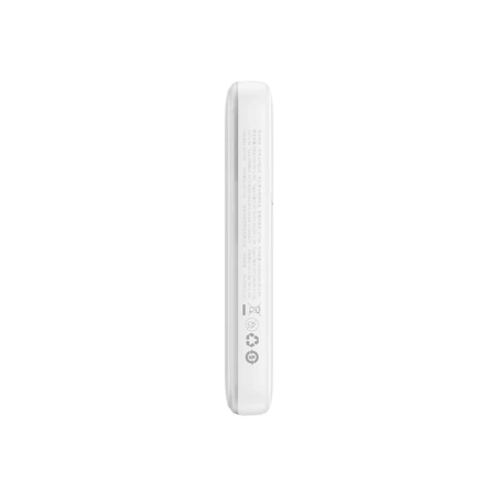 Baseus Comet Series powerbank with display 10000mAh 22.5W - white + USB-A - USB-C 0.3m cable - white