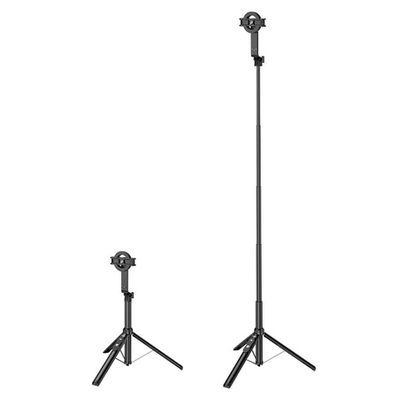 HOCO uchwyt selfie magnetyczny z pilotem bezprzewodowym tripod K25 czarny