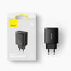 Baseus Compact szybka ładowarka sieciowa 2x USB / USB Typ C 30W 3A Power Delivery Quick Charge biały (CCXJ-E02)