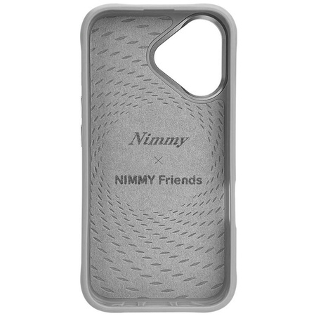 Etui Nimmy Pantera MagSafe do iPhone 16   jasnoszary