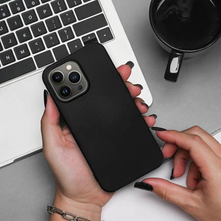 Futerał SILICONE do XIAOMI Redmi Note 14 PRO 4G czarny