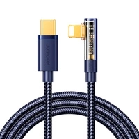 Joyroom S-CL020A6 Lightning cable angled - USB-C fast charging and transfer 20W 1.2 m - blue