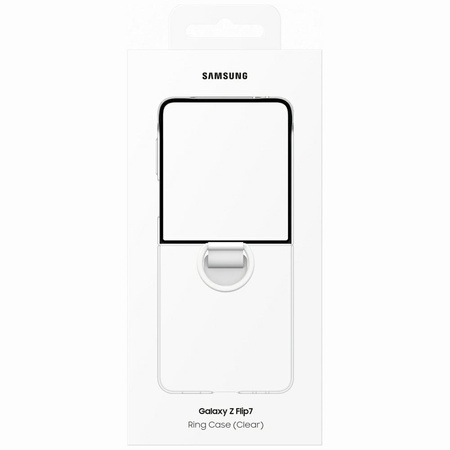 Etui Samsung Ring Case do Galaxy Z Flip7 przezroczysty