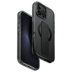 UNIQ etui Heldro Max iPhone 16 Pro Max 6.9" Magclick Charging czarny/vapour smoke
