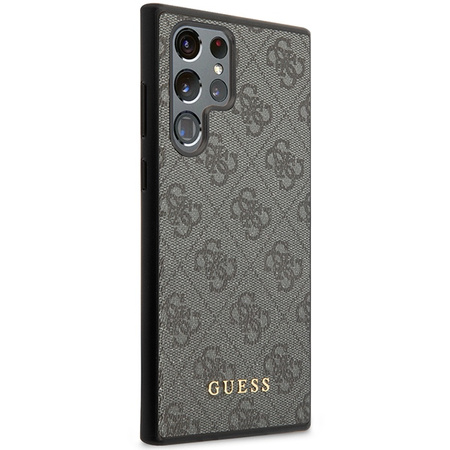 Oryginalne Etui GUESS Hardcase GUHCS24LG4GFGR do Samsung S24 Ultra (Classic logo / czarny)