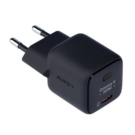 Ładowarka sieciowa Aukey PA-B1L,USB-C, 30W  (czarna)