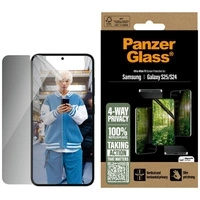 PanzerGlass Eco Matrix Ultra-Wide Fit Sichtschutzglas für Samsung Galaxy S25