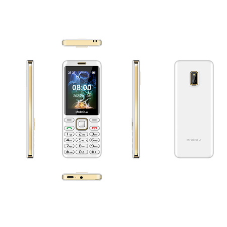 TELEFON GSM MOBIOLA DLA SENIORA MB2400 2G BIAŁY