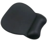 Wozinsky Podkładka pod Mysz i Nadgarstek żelowa Eco skóra duża antypoślizgowa - czarna