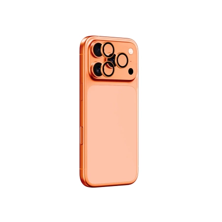 AmazingThing Camera Glass Protector for iPhone 17 Pro / Pro Max - with Orange Frame