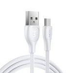 Remax Lesu Pro kabel przewód USB - micro USB 480 Mbps 2,1 A 1 m biały (RC-160m white)