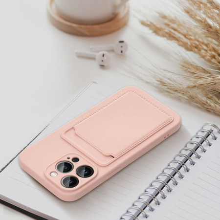 Futerał CARD CASE do IPHONE 7 / 8 / SE 2020 / SE 2022 różowy