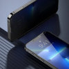 Baseus 2x Panzerglas für iPhone 12 Pro Max Privacy Anti Spy (Privatisierung) mit einer Abdeckung für den Lautsprecher + Positionierer (SGBL061002) (case friendly)