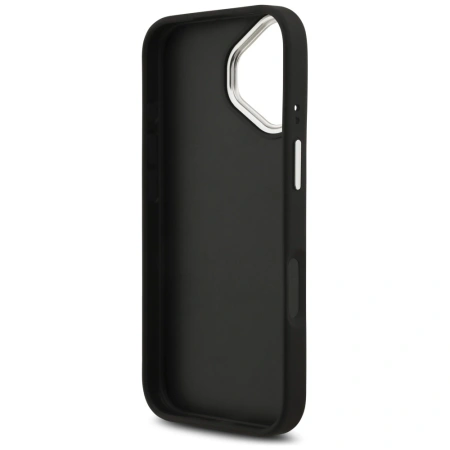 Etui Guess Grained Big 4G Classic Logo na iPhone 17 - czarne