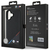 Original Case IPHONE 16 BMW Hardcase M Perforated Tricolor Line MagSafe (BMHMP16S23PUPDK) black