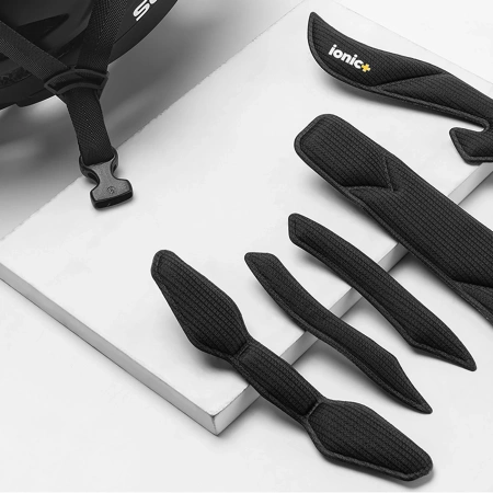 Rockbros Fahrradhelm mit Visier, abnehmbarer UV-Schutzbrille, Unisex – Schwarz