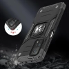 Wozinsky Ring Armor Tough Hybrid Case Cover + Magnethalterung Mi Poco M4 Pro 5G / Redmi Note 11 5G (China) / Redmi Note 11T 5G / Redmi Note 11S 5G Schwarz