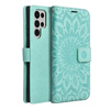Kabura MEZZO Book do SAMSUNG S22 Ultra mandala zielony