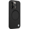 Original Handyhülle IPHONE 14 PRO MAX BMW Signature Liquid Silicone MagSafe (BMHMP14XSILBK2) schwarz