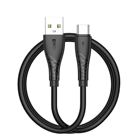 BWOO kabel USB - USB-C 1m 27W 3A czarny BO-X318C