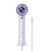 Baseus mini fan fan powerbank with built-in USB Type C cable 4000mAh purple (ACFX010105)