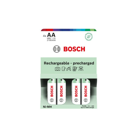 AKUMULATOR WSTĘPNIE NAŁADOWANY BOSCH  4SZT AA  HR6B4P2100/00 2100mAh