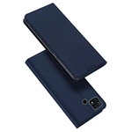Dux Ducis Skin Pro Hülle für Xiaomi Poco C40 Flip Cover Card Wallet Stand blau