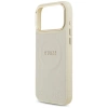 Guess Peony Hot Stamp MagSafe Case for iPhone 17 Pro Max - Beige