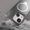Nakładka Etteri Matt Mag Ring do iPhone 12 / 12 Pro 6,1" szara
