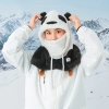 Qunature Panda Ski-Sturmhaube für Kinder/Erwachsene, Größe L – Schwarz/Weiß
