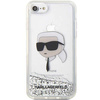 Karl Lagerfeld KLHCI8LNKHCH iPhone 7/8/ SE 2020/2022 Silber/Silber Hardcase Glitter Karl Head