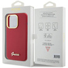 Guess nakładka do iPhone 15 Pro 6,1&quot; GUHCP15LSMBSLM magenta HC SILICONE SCRIPT METAL LOGO & FRAME