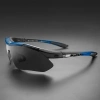 Rockbros 10007 polarisierende Fahrradbrille – Schwarz und Blau