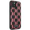 Original Case IPHONE 13 MINI Karl Lagerfeld Hardcase Monogram Plaque (KLHCP13SMNMP1P) pink