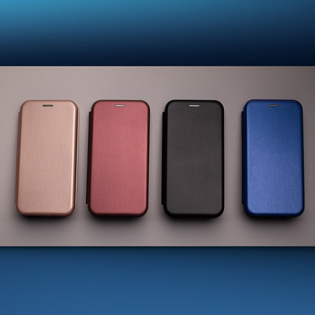 Etui Smart Diva do Samsung Galaxy M16 5G różowo-złote