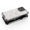Wabenhülle für iPhone 14 Pro gepanzerte Hybridhülle schwarz