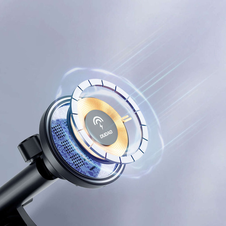 Dudao F12MAX+ cockpit magnetic holder with MagSafe inductive charger - black