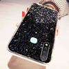 Etui IPHONE 14 Brokat Cekiny Glue Glitter Case czarne